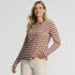 Petite Supima Cotton Long Sleeve Crewneck T-Shirt, alternative image