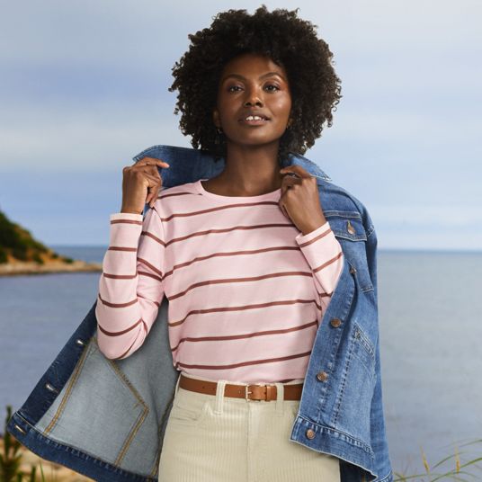Womens Pink T-Shirt | Lands' End