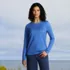 Supima Cotton Long Sleeve Crewneck T-Shirt, alternative image