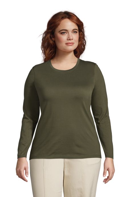 Abeaicoc Womens 1/2 Sleeve Pure Color Linen Plus Size Crew Neck Blouse T-Shirt Tops
