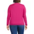 Plus Size Supima Cotton Long Sleeve Crewneck T-Shirt, Back