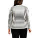 Women's Plus Size Relaxed Supima Cotton Long Sleeve Crewneck T-Shirt, Back