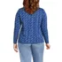 Plus Size Supima Cotton Long Sleeve Crewneck T-Shirt, Back