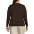 Plus Size Supima Cotton Long Sleeve Crewneck T-Shirt, Back