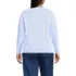 Plus Size Supima Cotton Long Sleeve Crewneck T-Shirt, Back