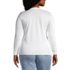 Women's Plus Size Relaxed Supima Cotton Long Sleeve Crew Neck T-Shirt, Back