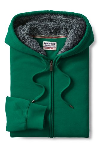 lands end sherpa hoodie
