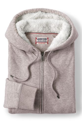 lands end sherpa lined hoodie