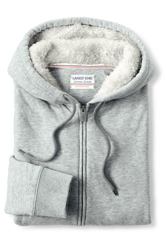 lands end sherpa lined hoodie