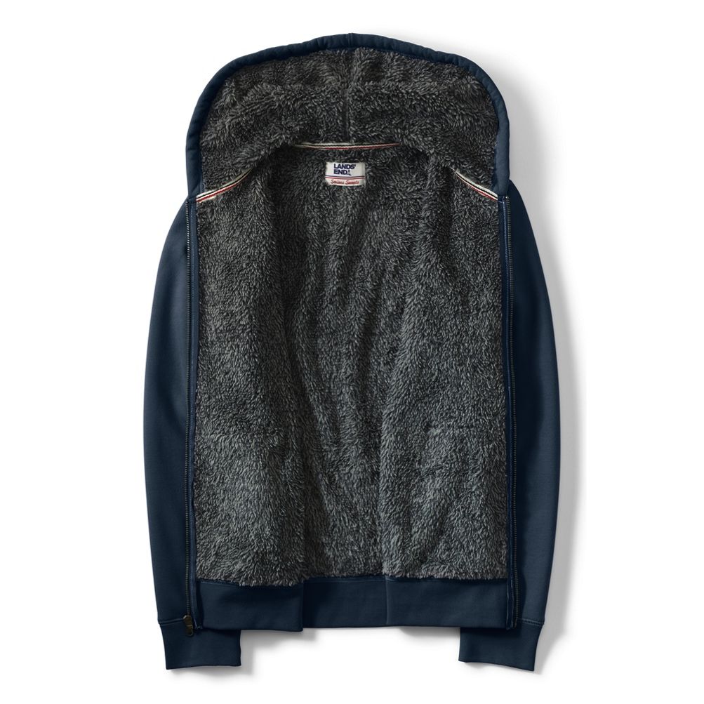 Lands end clearance fleece hoodie