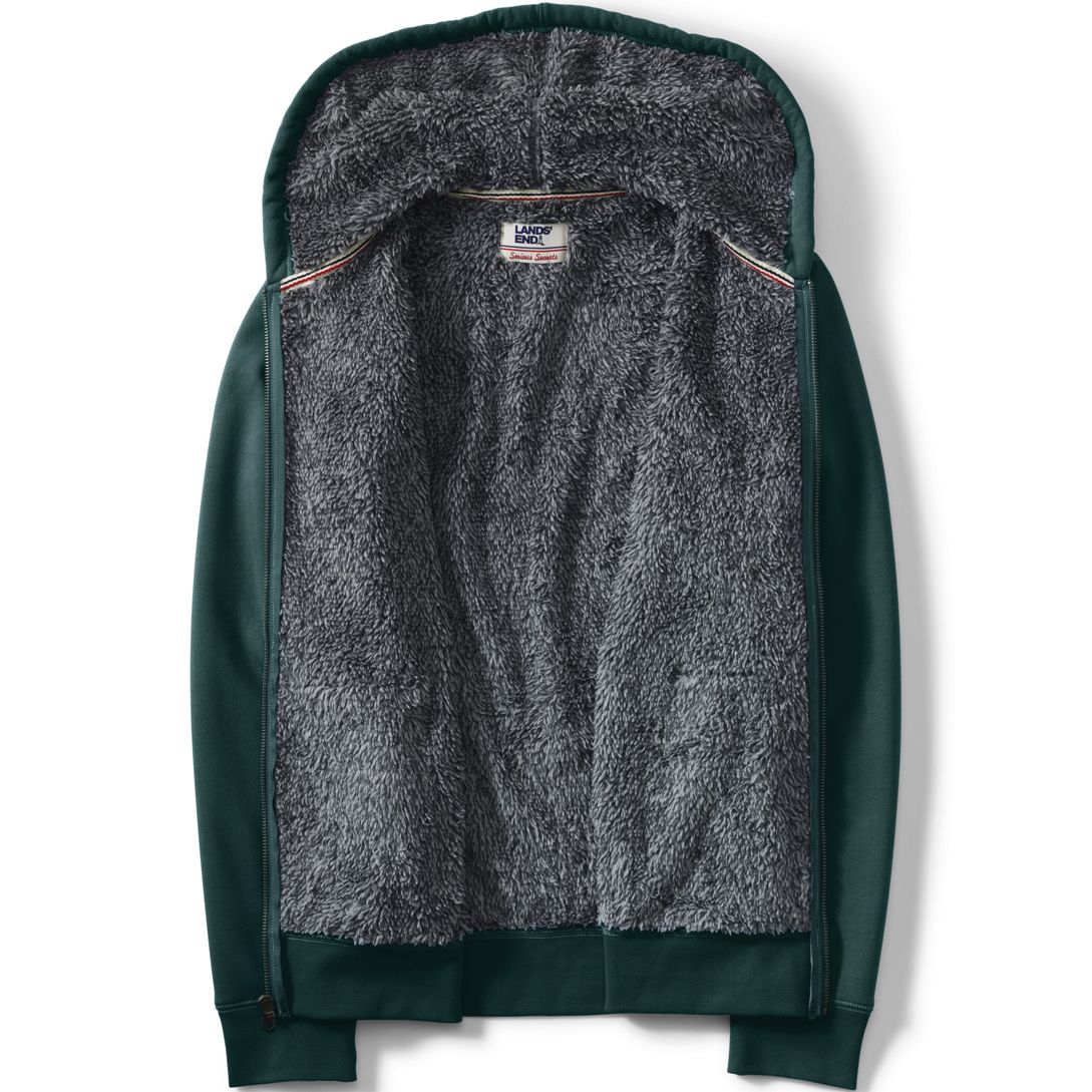 Men's Serious Sweats Full Zip Sherpa Fleece Hoodie