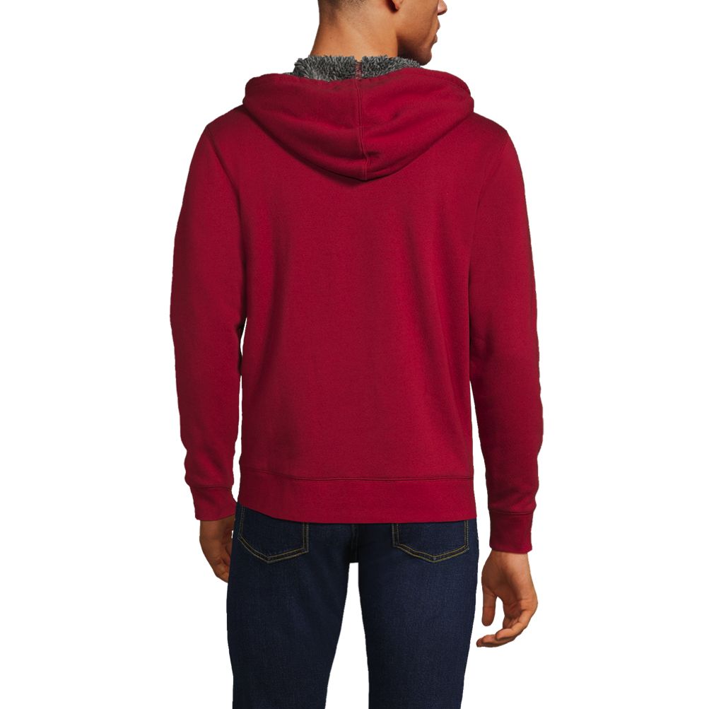 Men's serious sweats best sale full zip sherpa hoodie