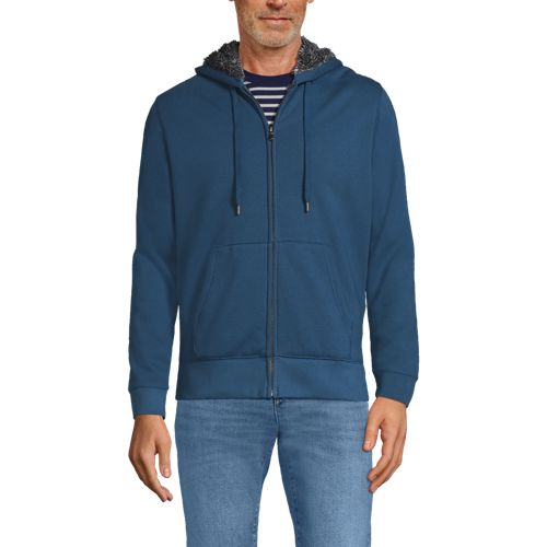 Lands' End Gray Athletic Hoodies for Women