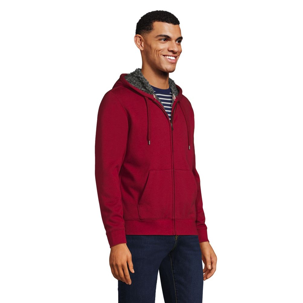 Men's serious sweats online full zip sherpa hoodie