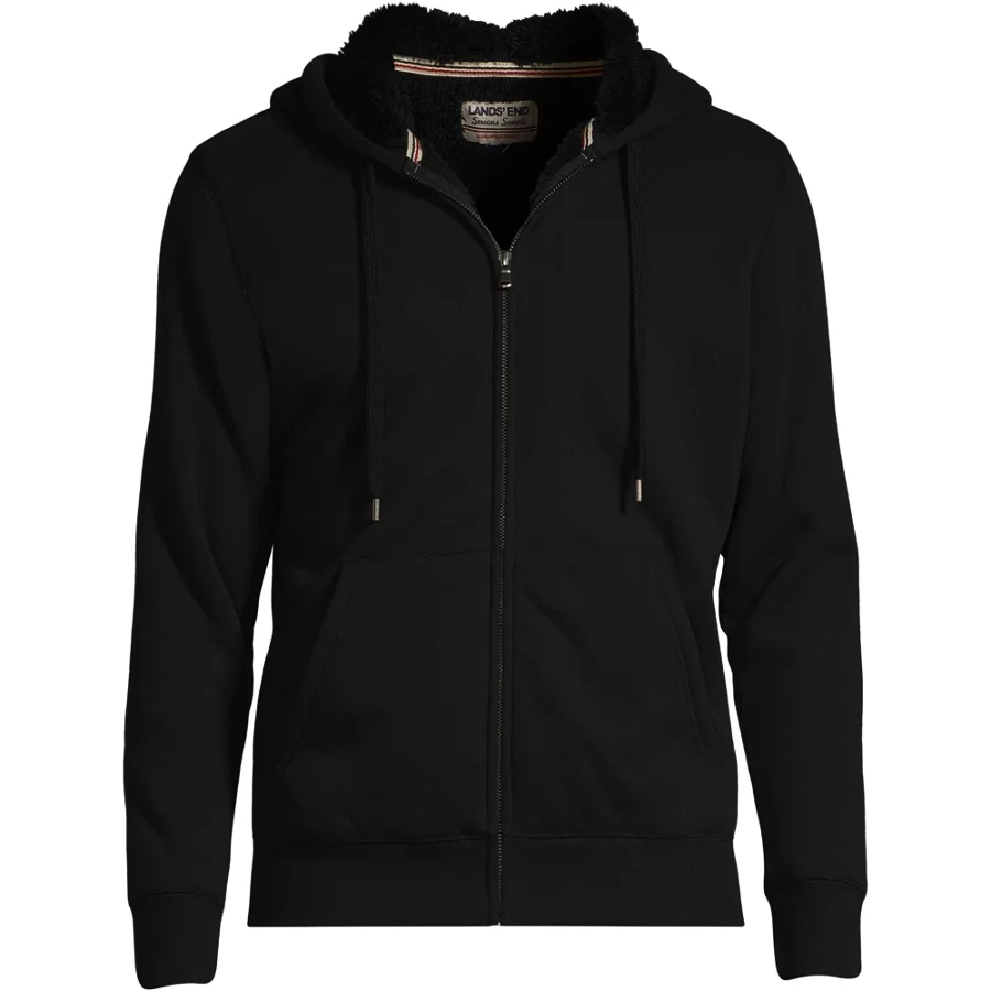 Men's Serious Sweats Full Zip Sherpa Fleece Hoodie view 1