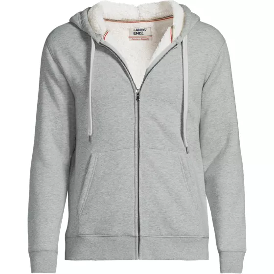Men's Serious Sweats Full Zip Sherpa Fleece Hoodie - primary