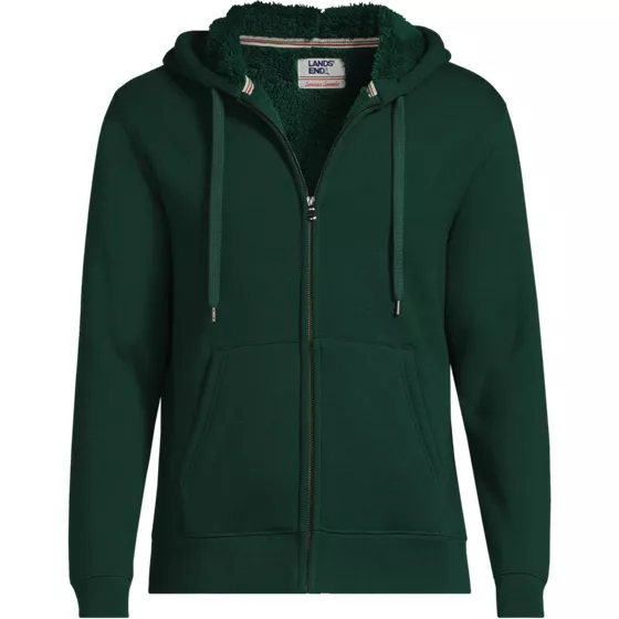 Men's Serious Sweats Full Zip Sherpa Fleece Hoodie - primary