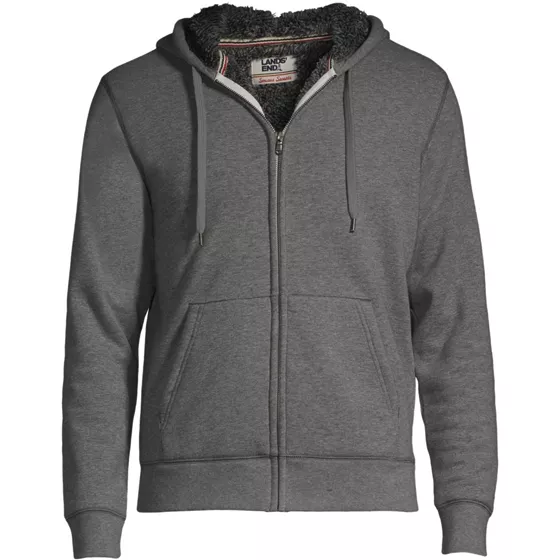 Men's Serious Sweats Full Zip Sherpa Fleece Hoodie - primary