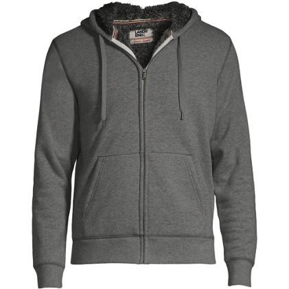 Men's Serious Sweats Full Zip Sherpa Fleece Hoodie - image 1