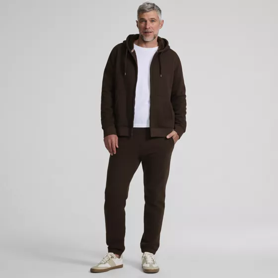Men's Tall Serious Sweats Full Zip Sherpa Fleece Hoodie - primary