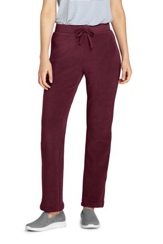 Women S Stretch Fleece Trousers Lands End