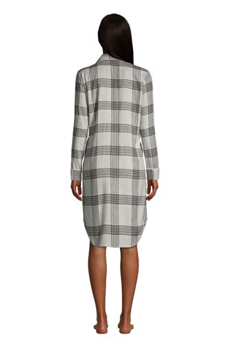 long sleeve flannel nightgown
