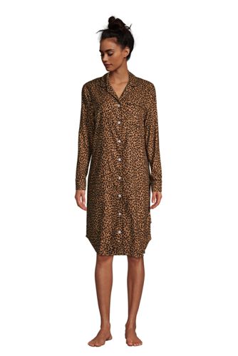 long sleeve flannel nightgown