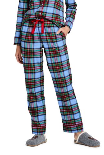 Women's Plaid Flannel Pyjama Bottoms