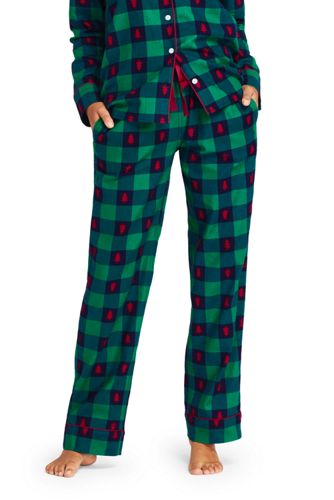 Women's Plaid Flannel Pyjama Bottoms