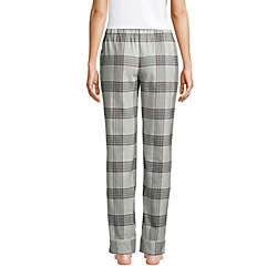Women's Print Flannel Pajama Pants, Back