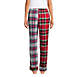 Women's Print Flannel Pajama Pants, Back