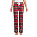Women's Print Flannel Pajama Pants, Front