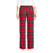 Women's Tall Print Flannel Pajama Pants, Back