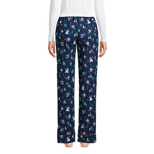 Women's Print Flannel Pajama Pants - Secondary