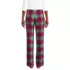 Women's Petite Print Flannel Pajama Pants, Back