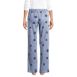 Women's Print Flannel Pajama Pants, Back