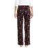 Women's Print Flannel Pajama Pants, Back