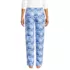 Women's Print Flannel Pajama Pants, Back