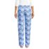 Women's Petite Print Flannel Pajama Pants, Back