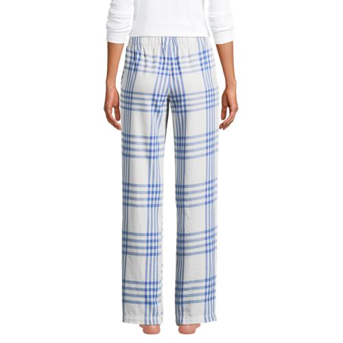 Women's Print Flannel Pajama Pants, Back