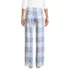 Women's Petite Print Flannel Pajama Pants, Back