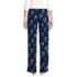 Women's Print Flannel Pajama Pants, Back
