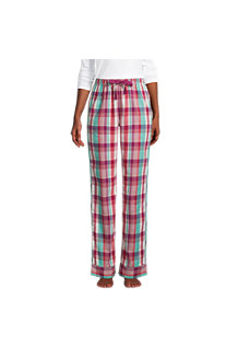Le Pantalon de Pyjama en Flanelle à Motifs, Femme