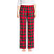 Women's Tall Print Flannel Pajama Pants, Front