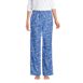 Women's Petite Print Flannel Pajama Pants, Front