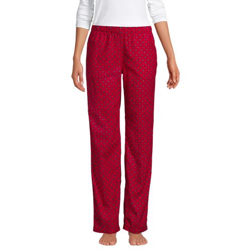 Women's Print Flannel Pajama Pants, Front