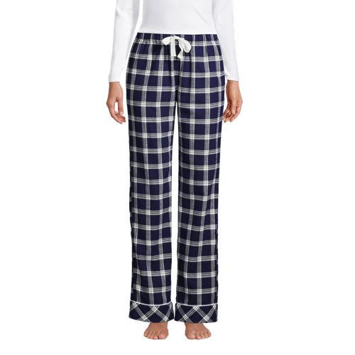 Le Pantalon de Pyjama en Flanelle à Motifs, Femme