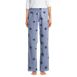 Women's Print Flannel Pajama Pants, Front