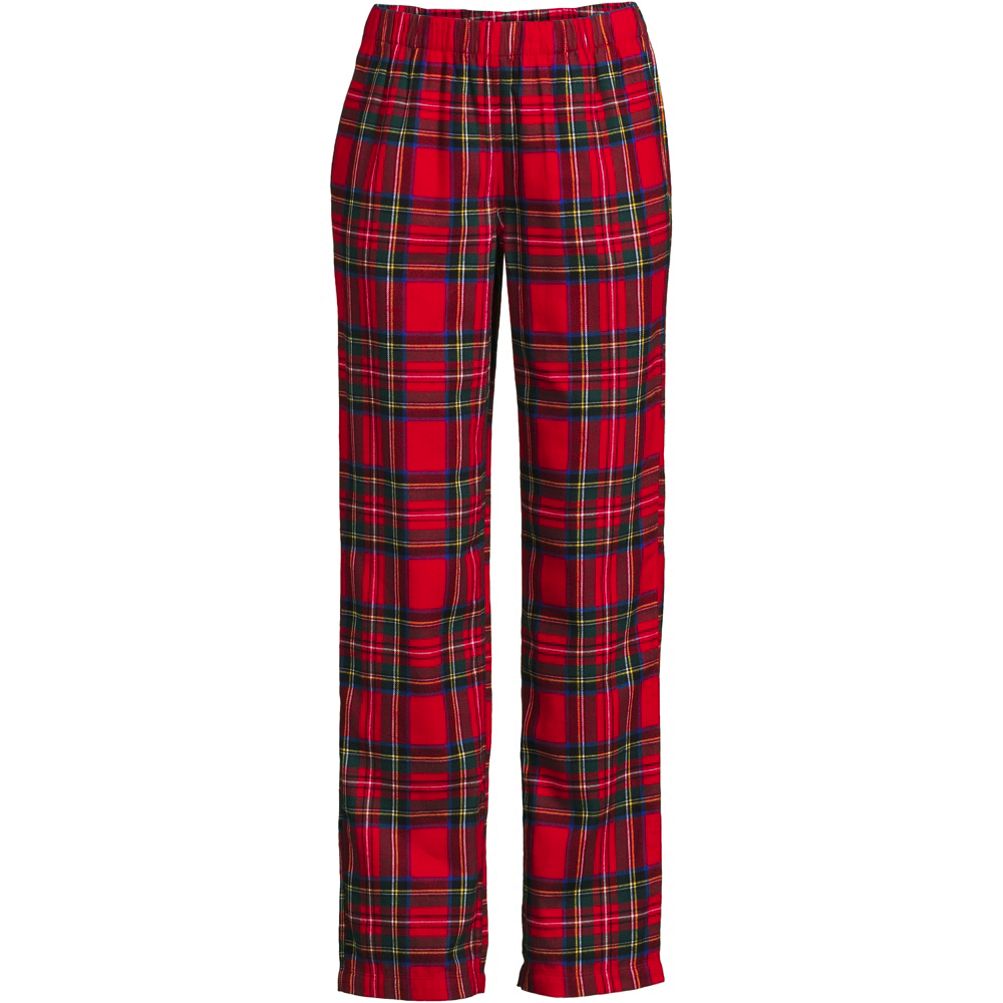 Women's Plus Size Print Flannel Pajama Pants