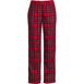 Women's Petite Print Flannel Pajama Pants, Front